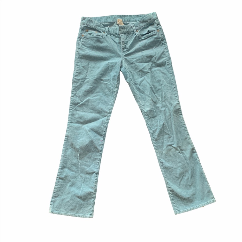 J. Crew Teal Bootcut “Favorite Fit” Corduroys